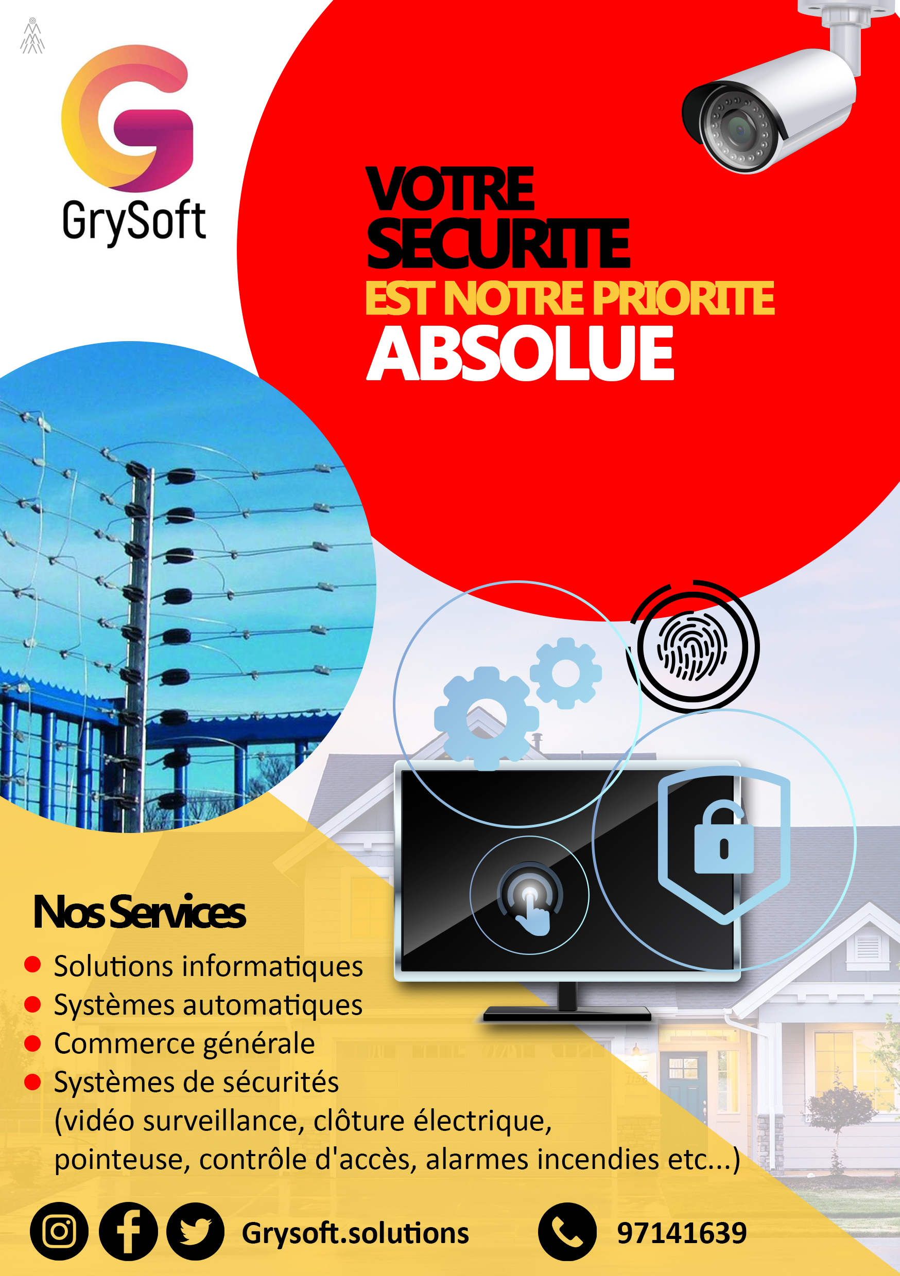 Conception de Visuel de Communication – Grysoft